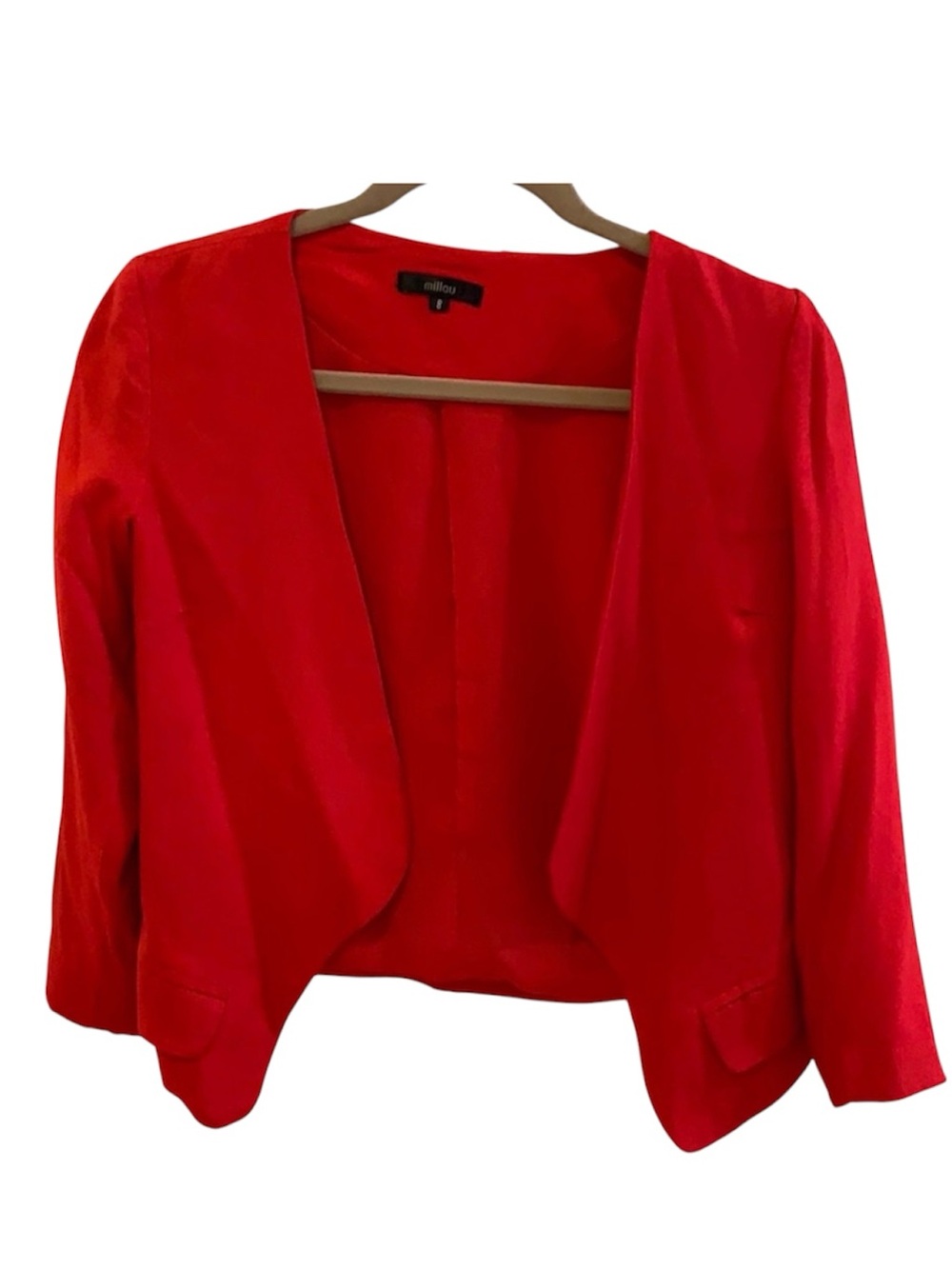 LF Cropped Red Blazer